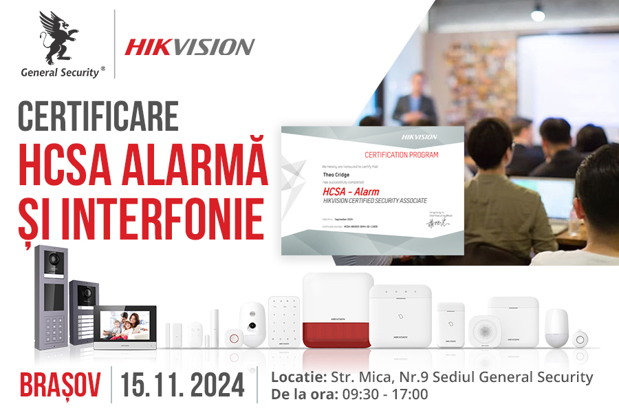 HCSA CCTV, Brasov, 15 Noiembrie 2024