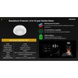Detector fum standalone wireless HF-S3E-R8, senzor incendiu alarma sonora, alimentare pe baterie, detectare rapida, siguranta locuinta, indicator LED, montaj tavan
