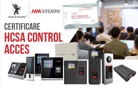 Invitație la evenimentul de certificare HCSA Control Acces Hikvision – Bucuresti, 04 aprilie 2025