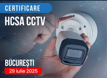 Invitație la evenimentul de certificare HCSA CCTV Hikvision – Bucuresti, 29 iulie 2025