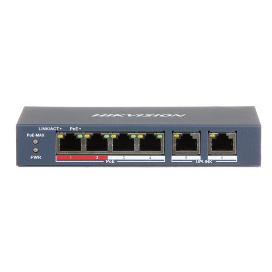 DS-3E0106P-E/M POE EXTENDED PoE switch