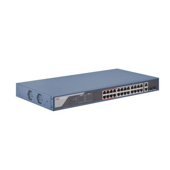 Switch Smart Managed 24 porturi HIKVISION DS-3E1326P-EI, Extended POE 