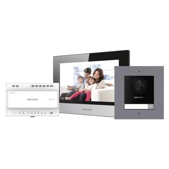 KIT VIDEOINTERFON PE 2 fire HIKVISION DS-KIS702Y