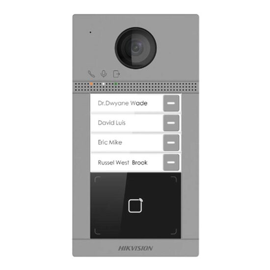 Post exterior VideoInterfon IP HIKVISION DS-KV8413-WME1, 2 Mp, Wi-Fi, POE