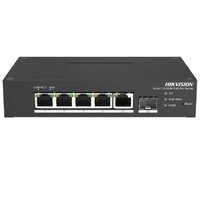 Switch Smart Managed 4 porturi, HIKVISION DS-3T1306P-SI/HS, Extended POE, Watchdog
