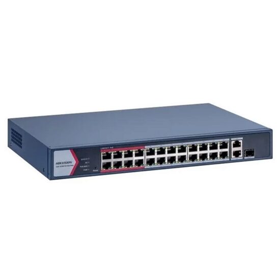 Switch Smart Managed 24 porturi HIKVISION DS-3E1326P-EI/M, Extended POE, Watchdog 