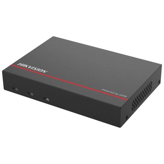 NVR HIKVISION DS-E04NI-Q1/4P, 4 Ch, 4 Mp, PoE, eSSD 1 TB integrat