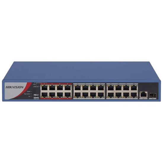 Switch Layer 2, 24 porturi HIKVISION DS-3E0326P-E/M C, Extended POE, Watchdog