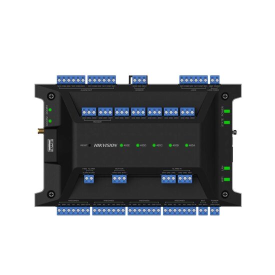 Centrala control acces IP pentru 2 usi bidirectionale Hikvision DS-K2702WX-E1