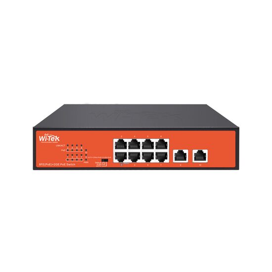 Switch 8 porturi WI-PS210G V4, Extended PoE, Watchdog