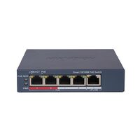 Switch Smart Managed 4 porturi HIKVISION DS-3E1105P-EI(O-STD)V2, Extended PoE, Watchdog