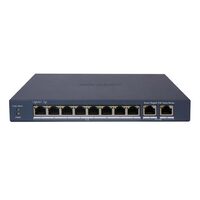 Switch Smart Managed 8 porturi HIKVISION DS-3E1510P-EI/M, Extended PoE, Watchdog
