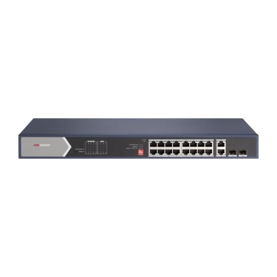 Switch 16 porturi HIKVISION DS-3E0520HP-E, Extended PoE, Watchdog
