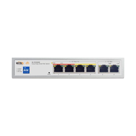 Switch Cloud Management 4 porturi WI-PCES206, Extended PoE, Watchdog