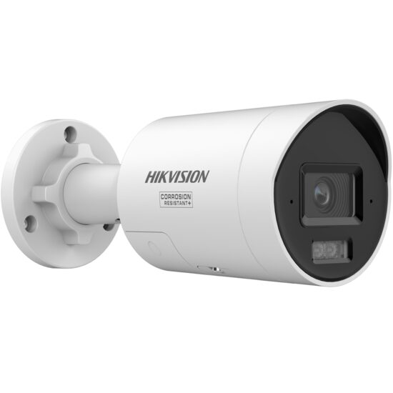 IP HIKVSION DS-2CD2087G3-LI2UY/SL BLACK, 8 Mp, 2.8 mm, Smart Hybrid Light 40m, Active strobe light and audio alarm