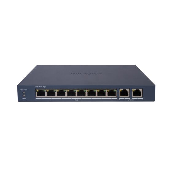 Switch Smart Managed 8 porturi HIKVISION DS-3E1510P-EI/M (B), Extended PoE