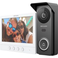 Kit videointerfon pe 4 fire DS-KIS213 (B)