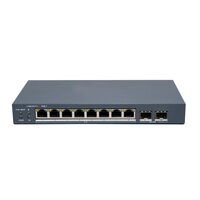 Switch Smart Managed 8 porturi HIKVISION DS-3E1510P-EI/M-8P2F, Extended PoE, Watchdog