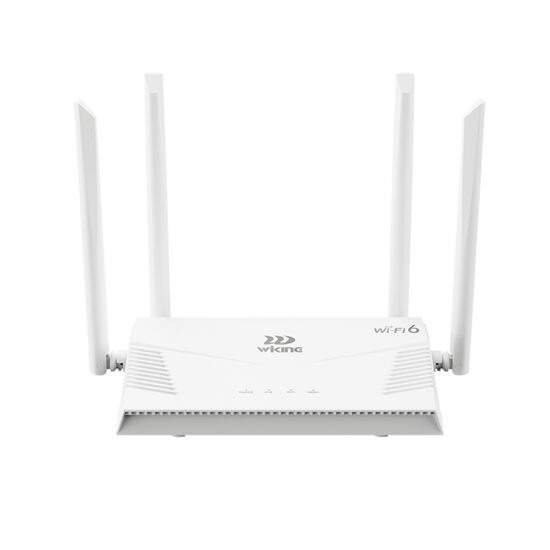 Router wireless WK-R1800, Wi-Fi 6, cu viteza combinata de pana la 1800Mbps, Cloud Management	
