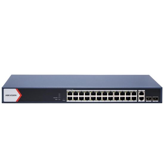 SWITCH  24 Porturi Gigabit  Smart PoE DS-3E1528P-EI/M, 2 Porturi RJ45