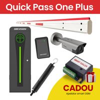 KIT Bariera Auto Quick Pass One PLUS + Comunicator GSM Cadou