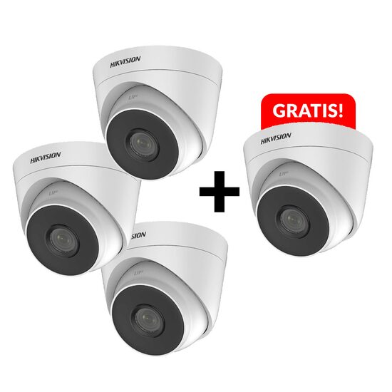 <strong style="color: red;">PACHET 3+1 GRATIS </strong> Turbo HD DS-2CE56D0T-IT3F, 2MP, 3.6mm, IR 40m 