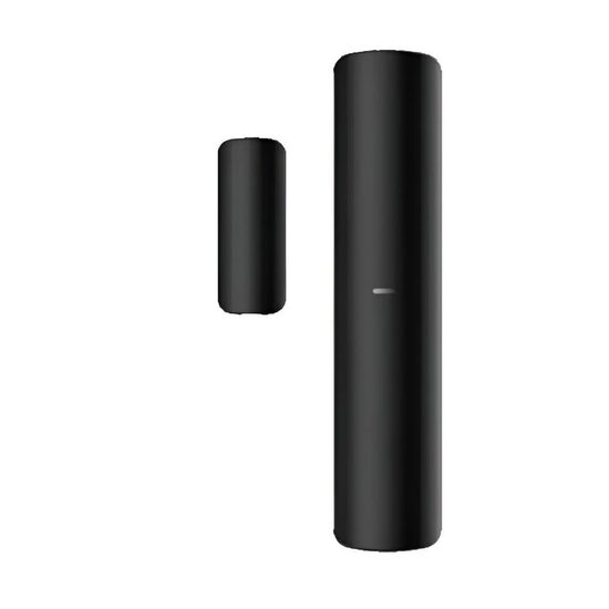 Contact magnetic wireless Hikvision  DS-PDMC-EG2-WE-Black  pentru sistem alarma Ax Pro, detectie deschidere usa sau fereastra, baterie inclusa, compatibil smart home