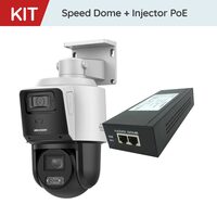 KIT Camera supraveghere Speed Dome 4Mp cu injector PoE inclus