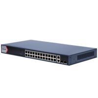 Switch Smart Managed 24 porturi Gigabit HIKVISION DS-3E1528P-EI, Extended PoE, Watchdog