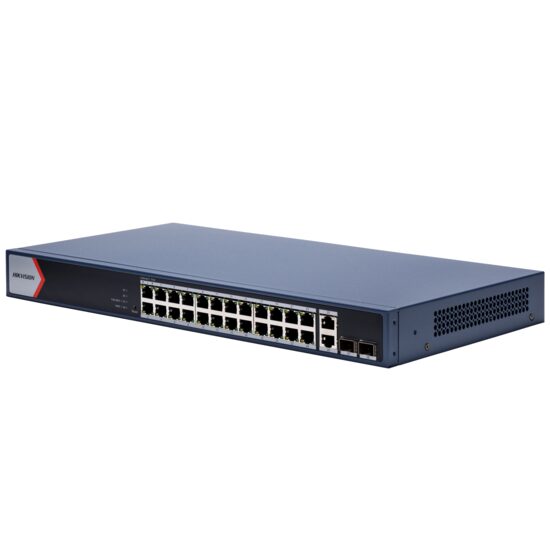 Switch Smart Managed 24 porturi Gigabit HIKVISION DS-3E1528P-EI, Extended PoE, Watchdog