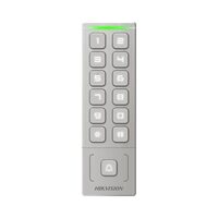 Terminal control acces Hikvision DS-K1T809EWX, recunoastere card si cod PIN, RFID, montaj pe perete, ecran LCD, retea TCP/IP, sursa alimentare inclusa